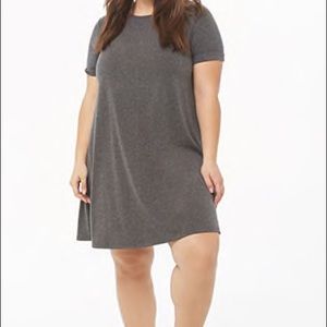 LARGE Grey T-shirt dress